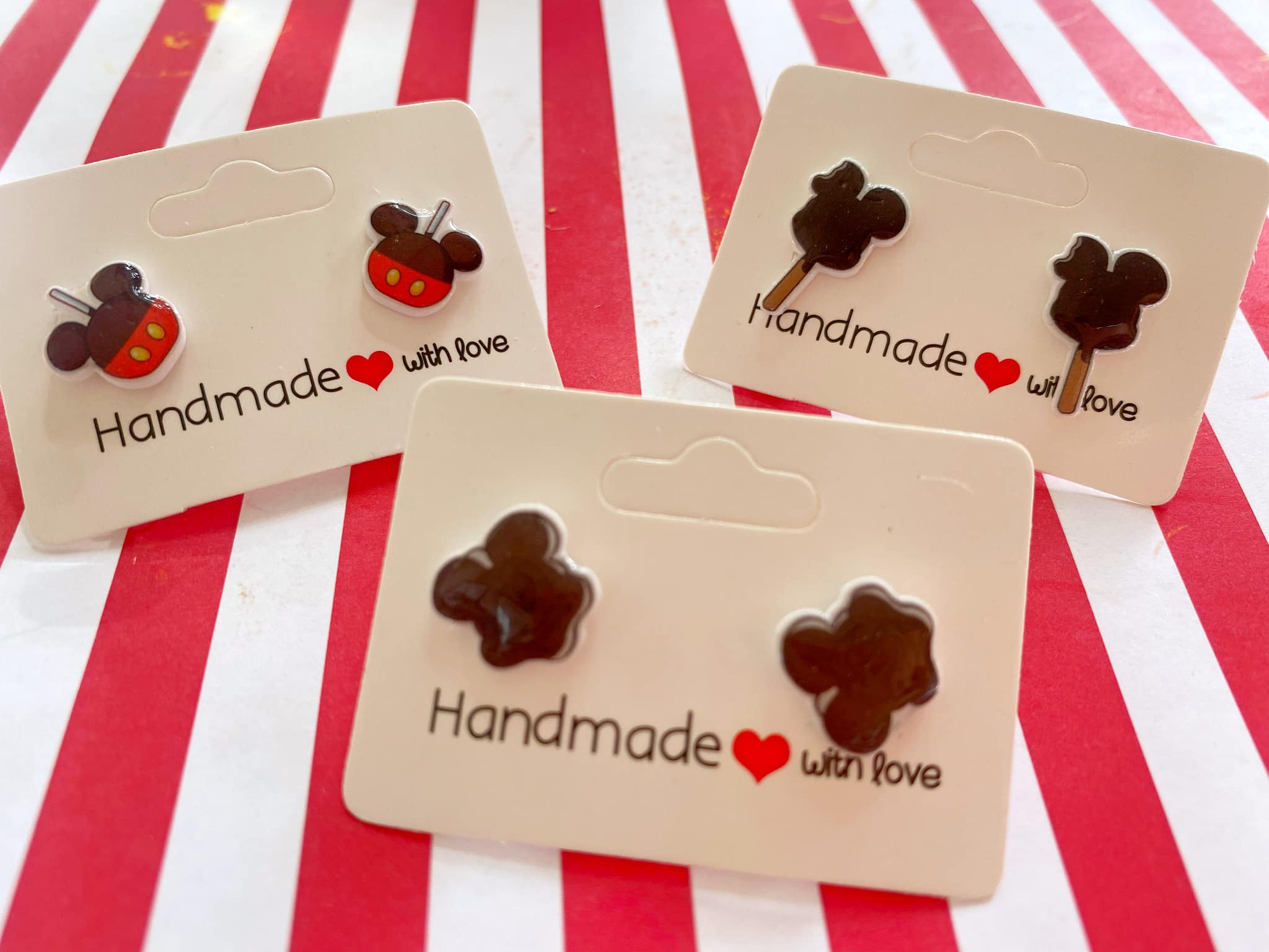 Mickey Ice Cream Sweets - Stud Earrings