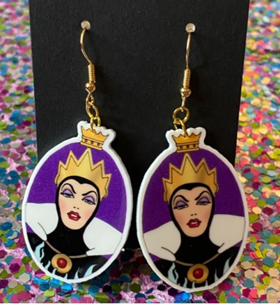 Mirror, Mirror - Snow white Evil Queen - dangle earrings