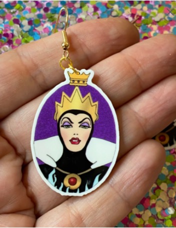 Mirror, Mirror - Snow white Evil Queen - dangle earrings