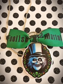 Disneyland Haunted Mansion, Hatbox Ghost Necklace