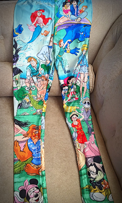 Hipster Disney Spandex Leggings (one size VERY STRETCHY MATERIAL fits most)