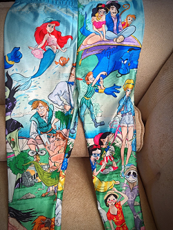 Hipster Disney Spandex Leggings (one size VERY STRETCHY MATERIAL fits most)