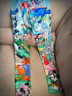 Hipster Disney Spandex Leggings (one size VERY STRETCHY MATERIAL fits most)