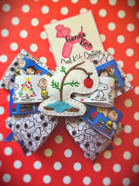 Charlie Brown Christmas Bow
