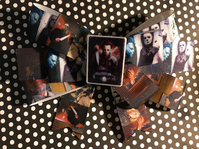 Halloween Movie Inspired Hair Bow Clip