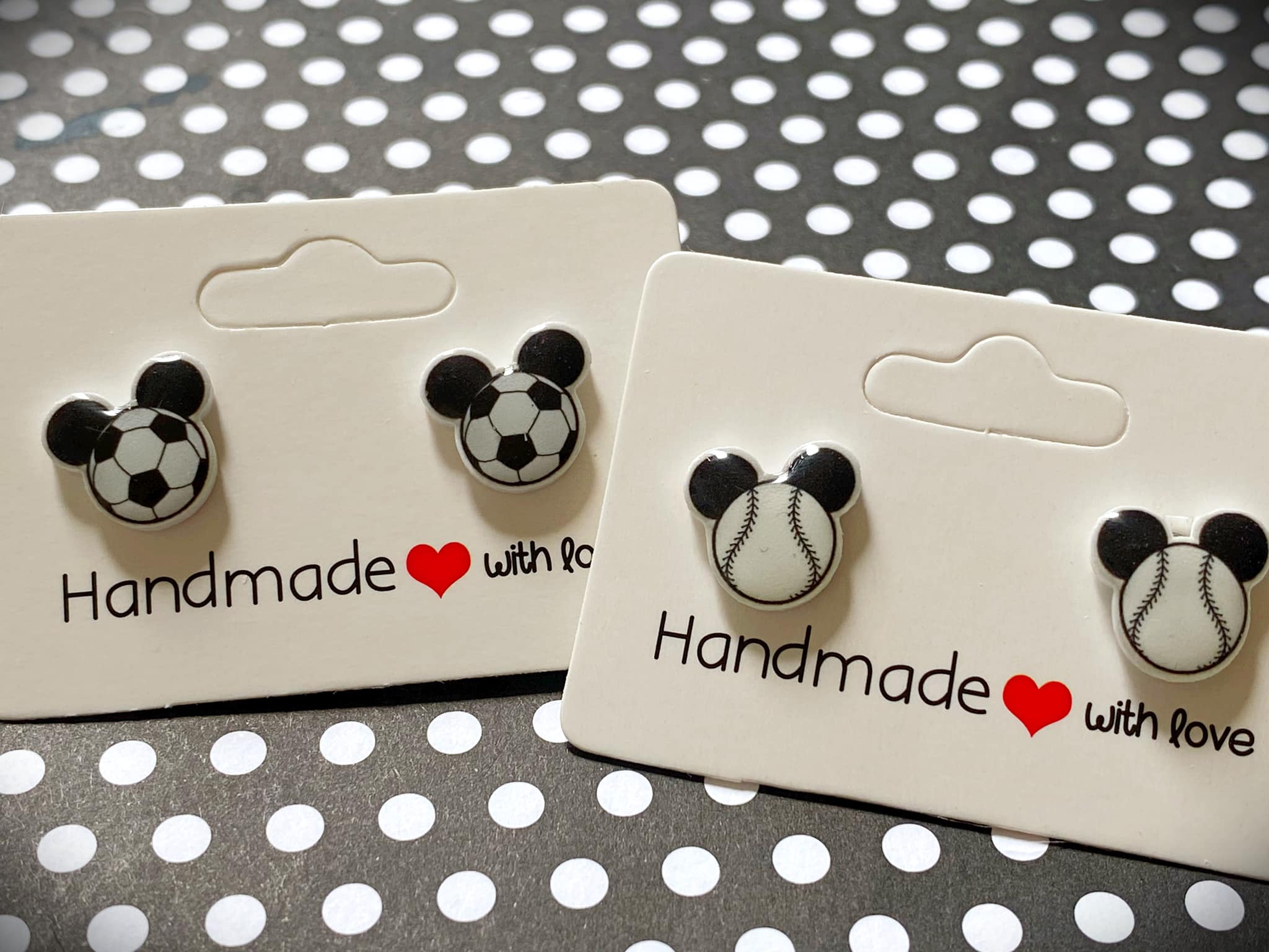 Mickey Sports Stud Earrings