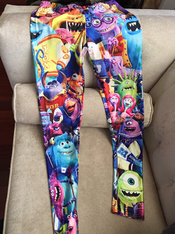 Monsters University Spandex Leggings (S/M)
