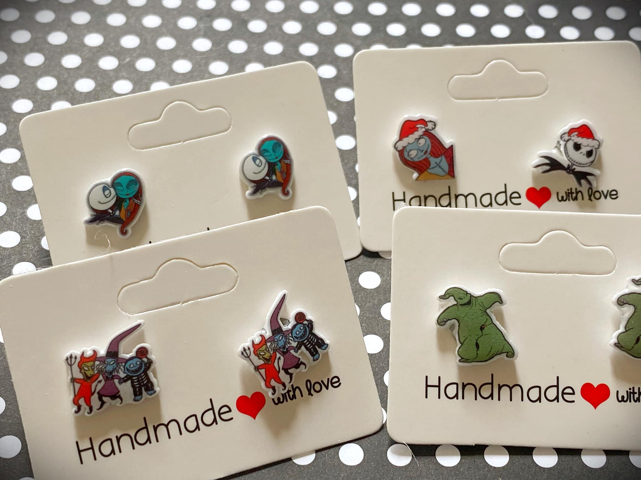 Nightmare Before Christmas Stud Earrings