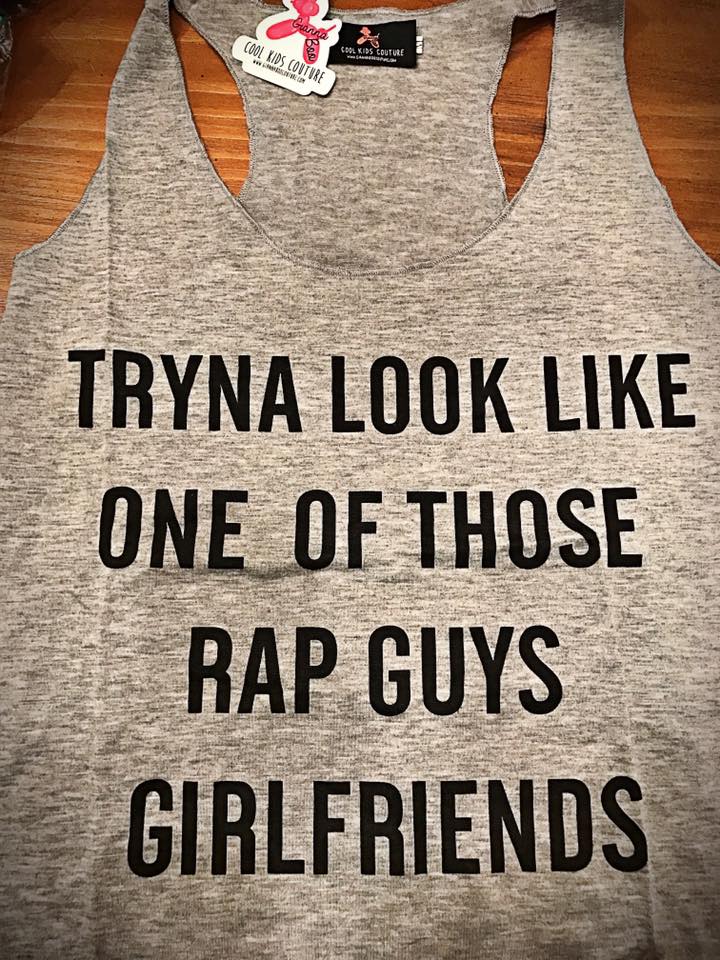 One of those rap guys Girlfriend (Heather Gray) Racer Back