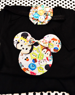 Mickey Head Tsum Tsum shirt SET