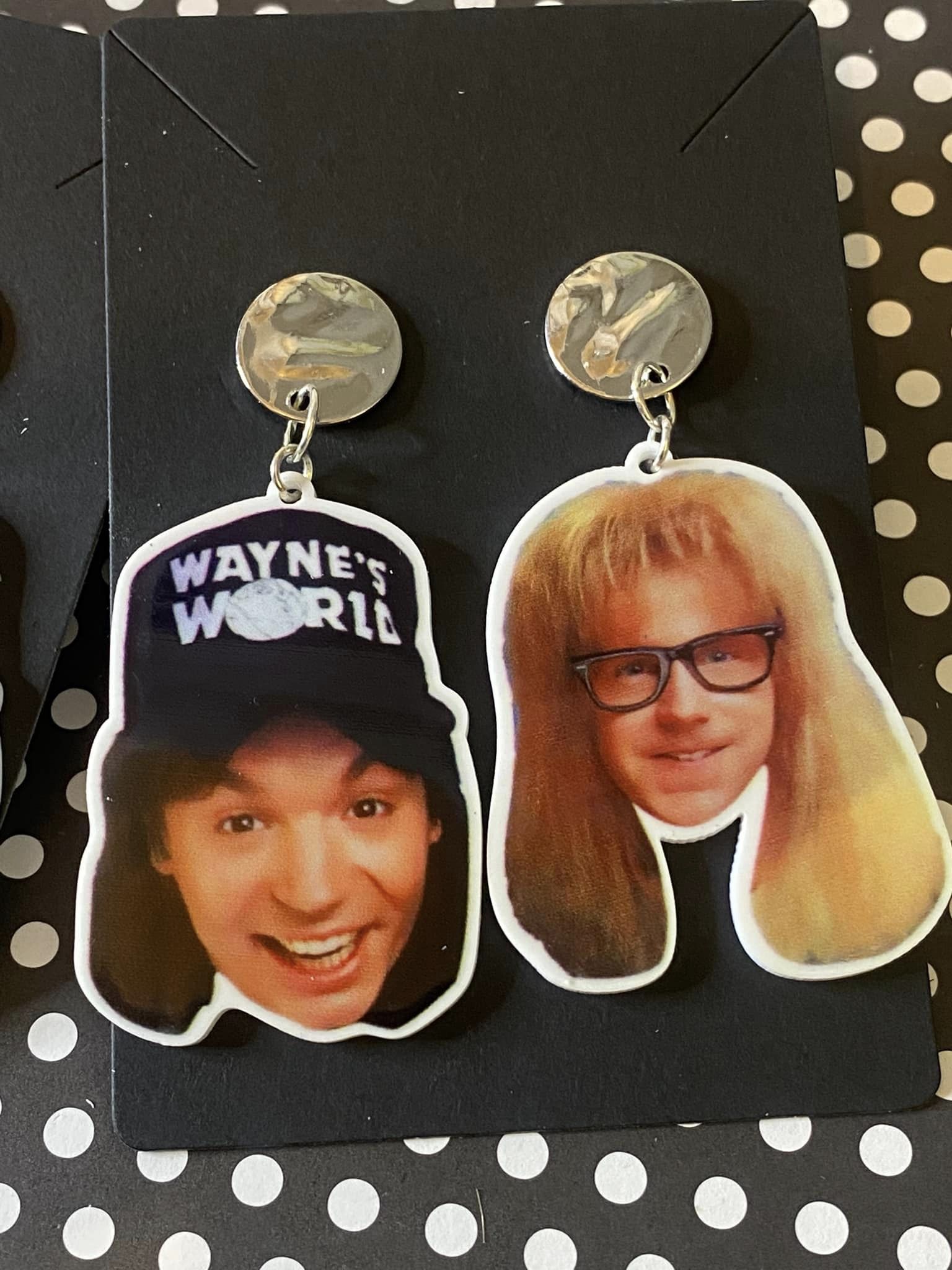 Party on Excellent - Waynes World Inspired earrings